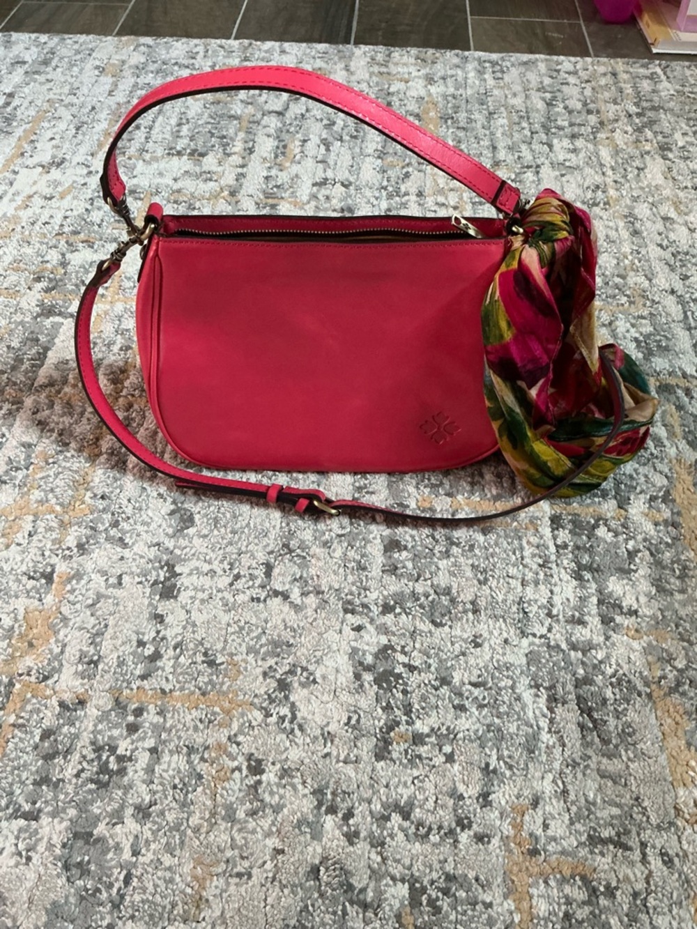 PATRICIA NASH IKARIA LEATHER SHOULDER BAG! EUC! - Picture 3 of 12